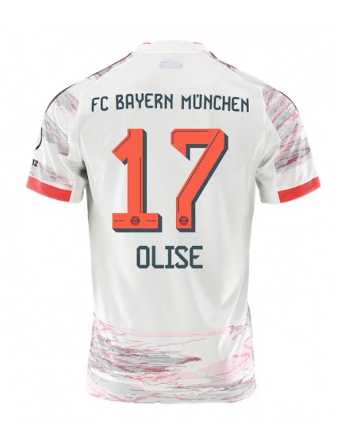 Bayern Munich Michael Olise #17 Replika Borta Kläder 2025-26 Kortärmad Bayern Munich Michael Olise #17 Replika Borta Kläder 2025-26 Kortärmad